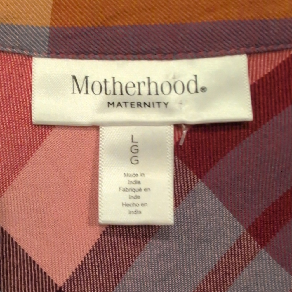 Women's Motherhood Maternity button up shirt size L - Picture 2 of 4